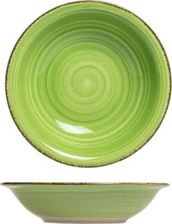 Studio Tavola Diepe Borden Summer Green ø 21 Cm - 6 Stuks -Barbecue Benodigdheden 923x1200 2