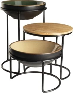 Gusta - Serveerset - Etagere - Serveertoren - 15,5x14,5x21cm -Barbecue Benodigdheden 946x1200 2
