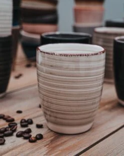 Koffiekopjes - Industrieel Grijs - Koffiebeker - Unieke Kleuren - Set Van 12 Kopjes (ook Los Verkrijgbaar) - 160ML En 340ML - Porselein - Hip En Trendy -Barbecue Benodigdheden 960x1200 3