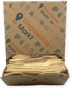 750 Stuks Houten Vork In Dispenser Box - Houten Bestek - Vorken - Bio Vorken - Hout In Dispenserdoos - Dispenser Doos Bestek - Karton Dispenser - Papier Dispenser Box Met Bestek - Cutlery - Biologisch Afbreekbaar - Milieuvriendelijk - FSC - Wegwerp -Barbecue Benodigdheden 971x1200 3