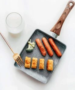 Zaigon All In 1 Pan - Inductie + Vaatwasmachinebestendig - Kleine Pan - Omeletpan - Tamagoyaki Pan - Tamago Pan - Vierkante Pan - Sushi Pan - Vierkante Pan -Barbecue Benodigdheden 994x1200 4